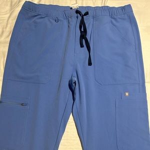 Men’s ceil blue Figs scrub pants